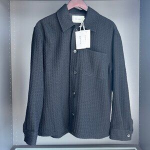 Frame Textured Shirt Jacket
